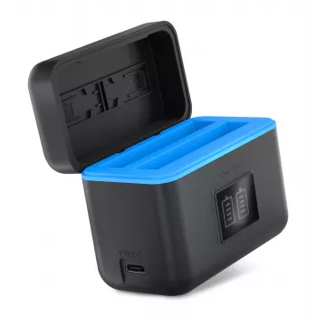Carregador de dois canais Newell STD-USB para baterias Insta360 CINSBAHA