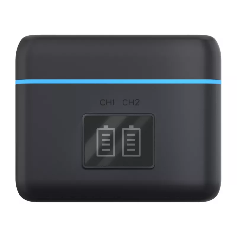 Carregador de bateria de dois canais Newell STD-USB para Insta360 X4 CINSBBMA