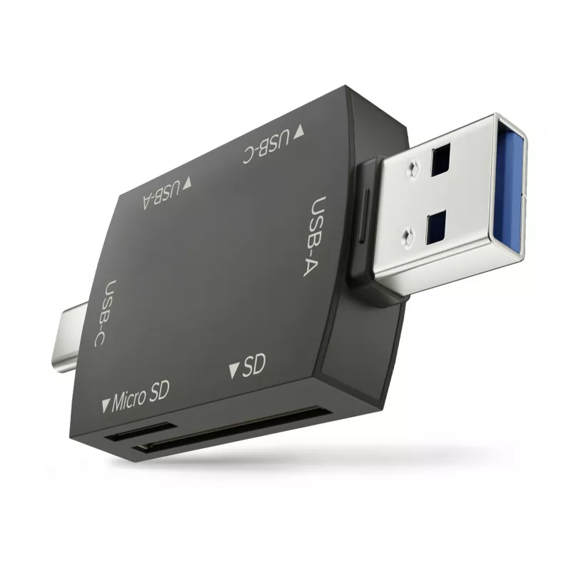 Hub USB 3.0 4-em-1 Newell OTG Preto