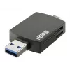 Hub USB 3.0 4-em-1 Newell OTG Preto