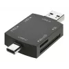 Hub USB 3.0 4-em-1 Newell OTG Preto