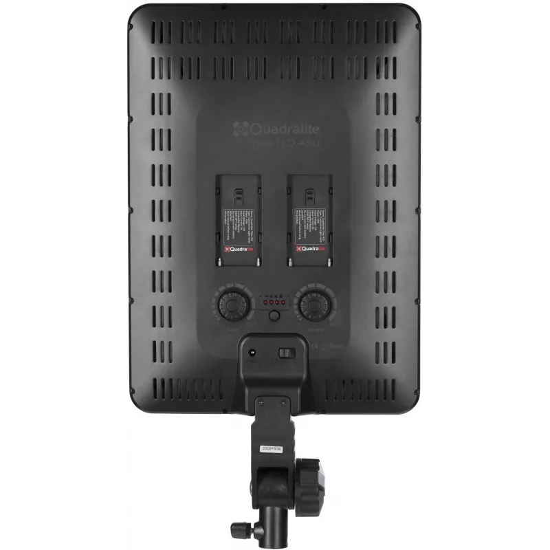 Painel de luz LED Bi-Color Quadralite Thea 450 com CRI elevado 95+