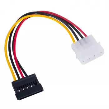 Akyga AK-CA-17 cabo adaptador de alimentação Molex para SATA, 15 cm