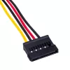 Akyga AK-CA-17 cabo adaptador de alimentação Molex para SATA, 15 cm