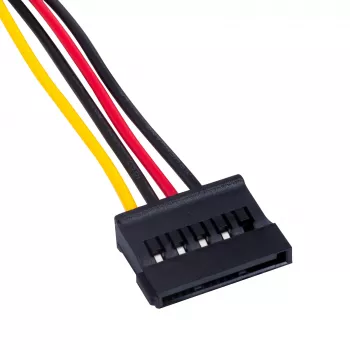 Akyga AK-CA-17 cabo adaptador de alimentação Molex para SATA, 15 cm
