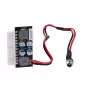 Akyga AK-CA-38 adaptador de alimentação PICO-PSU DC/ATX, 120 W, entrada DC 12 V, ATX 24 pinos, P4, SATA, Molex