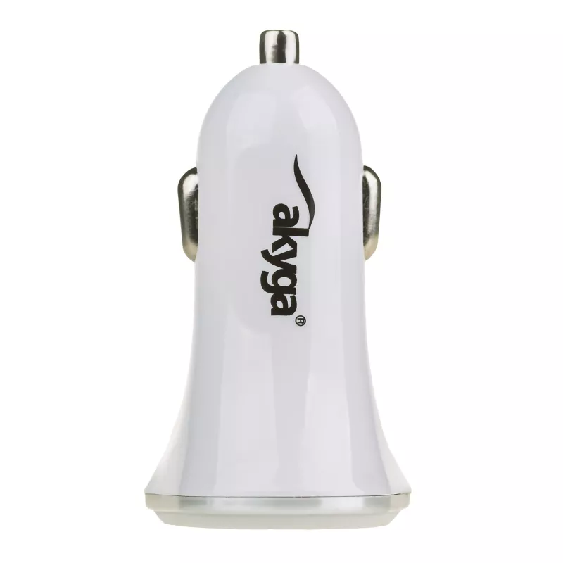 Akyga AK-CH-07 carregador de automóvel 12/24V 18W USB-A Quick Charge 3.0 5-12V / 1.5-3A branco