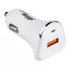 Akyga AK-CH-07 carregador de automóvel 12/24V 18W USB-A Quick Charge 3.0 5-12V / 1.5-3A branco