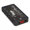 Akyga AK-CA-73 controlador de ventoinhas RGB com comando, 12 ligações (10 ventoinhas + 2 fitas LED), alimentação Molex