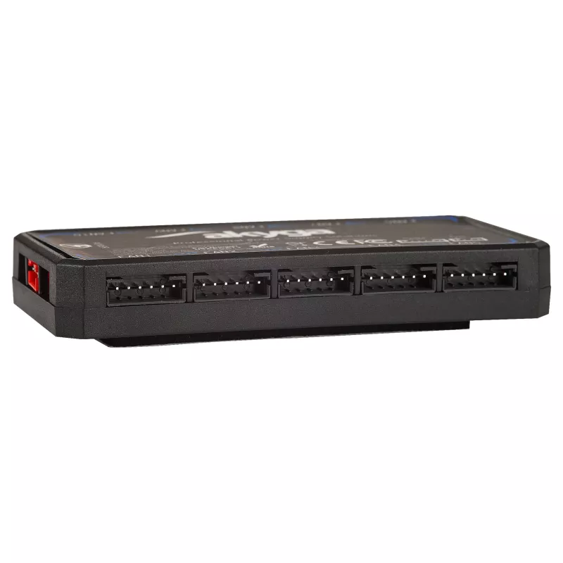 Akyga AK-CA-73 controlador de ventoinhas RGB com comando, 12 ligações (10 ventoinhas + 2 fitas LED), alimentação Molex