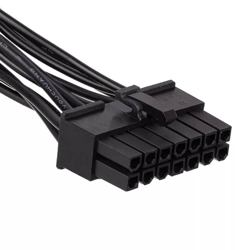 Akyga AK-CA-77 cabo adaptador de alimentação ATX 24 pinos (fêmea) para Lenovo 14 pinos (macho), 10 cm