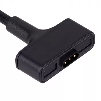 Cabo de carregamento USB magnético Akyga AK-SW-23 para Fitbit Ionic, 1 m, preto