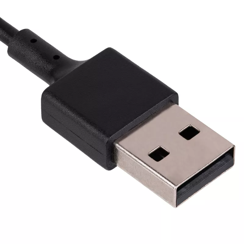 Cabo de carregamento USB magnético Akyga AK-SW-23 para Fitbit Ionic, 1 m, preto