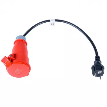 Adaptador Akyga AK-SC-E06 CEE 7/7 para 5 pinos 16A