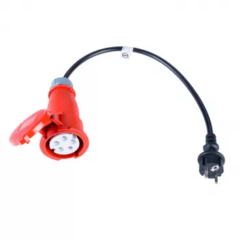Adaptador Akyga AK-SC-E06 CEE 7/7 para 5 pinos 16A