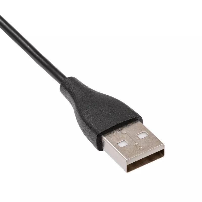 Cabo de carregamento USB magnético Akyga AK-SW-27 para Fitbit Versa 3 / Sense, 1 m, preto