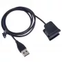 Cabo de carregamento Akyga AK-SW-35 para Fitbit Alta HR, USB-A, 1 m, preto