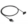 Cabo de carregamento magnético Akyga AK-SW-39 para Ticwatch Pro 3 GPS / E3, USB-A, 1 m, preto