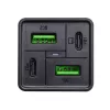 Carregador USB Akyga Charge Brick AK-CH-17 65 W, 2 x USB-C PD + 2 x USB-A QC 4+, preto