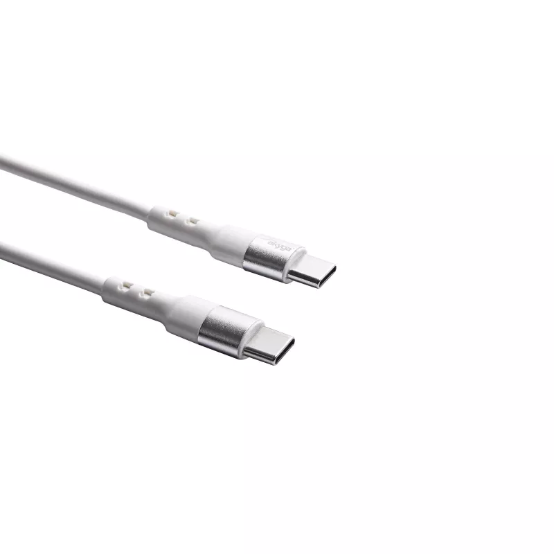 Cabo Akyga AK-USB-40 USB-C para USB-C, USB 2.0, 60 W, 1 m, branco