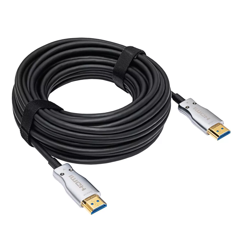 Cabo de fibra ótica ativo HDMI 2.1 Akyga AK-HD-100L (AOC), 48 Gbit/s, 8K@60Hz / 4K@120Hz, 10 m