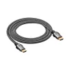 Cabo HDMI 2.1 Akyga AK-HD-15S, blindado, cobre, entrançado, 48 Gbit/s, 8K@60Hz / 4K@120Hz, 1,5 m