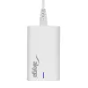 Carregador USB de mesa GaN Akyga AK-CH-25 140 W, 3 x USB-C PD + USB-A, branco