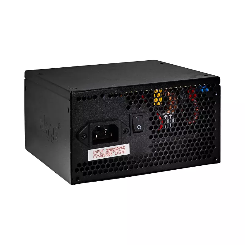 Fonte de alimentação ATX Akyga AK-C2-800 Classic 800 W, semimodular, PFC ativo, ventoinha de 120 mm
