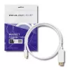 Qoltec Cabo Adaptador USB 3.1 Type-C Macho para HDMI Type A Macho, 4K, Alternate Mode, 1m, Preto