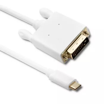 Qoltec Cabo Adaptador USB 3.1 Type-C Macho para DVI-D Macho 2m 4K