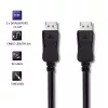 Qoltec Cabo DisplayPort 1.4 Macho para Macho 3m 8K Preto
