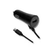 Carregador de automóvel sem fios Qoltec PRO com suporte IR 15W QC 3.0 USB Type-C preto