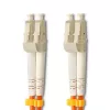 Cabo de patch de fibra ótica Qoltec LC/UPC para LC/UPC multimodo OM2 duplex 20m
