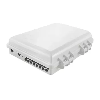 Caixa de distribuição de fibra ótica Qoltec 1x16