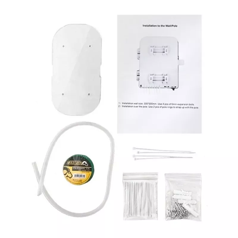 Caixa de distribuição de fibra ótica Qoltec 1x16