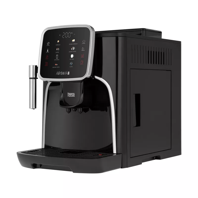Máquina de café automática TEESA AROMA 750 com moinho, 1450 W, 1,5 l, preto