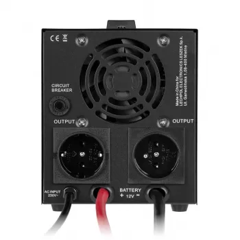 Inversor de onda sinusoidal pura com função de carregamento Rebel POWER-500-LFP4 12V 230V 500VA/300W