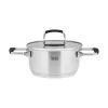 Conjunto de 6 panelas TEESA COOK PRIME, aço inoxidável, adequado para indução