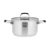 Conjunto de 6 panelas TEESA COOK PRIME, aço inoxidável, adequado para indução