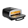 Forno de pizza TEESA SUPREME ELITE 2200 W, 450°C, aquecimento duplo, janela, LED, 33 cm, vários programas de cozedura