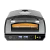 Forno de pizza TEESA SUPREME ELITE 2200 W, 450°C, aquecimento duplo, janela, LED, 33 cm, vários programas de cozedura