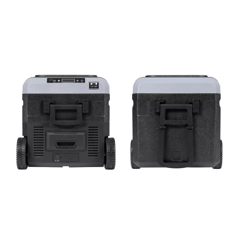Frigorífico/congelador profissional com compressor TEESA TSA6002 40L, DC12/24V AC230V, compatível com bateria, rodas grandes, pega robusta, Bluetooth