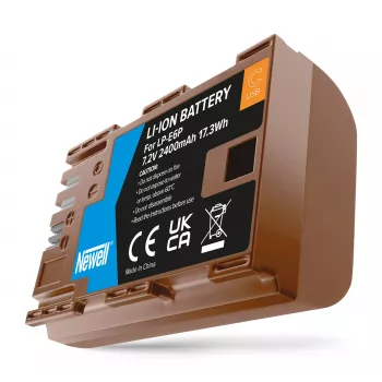 Bateria de substituição Newell LP-E6P com USB-C para Canon