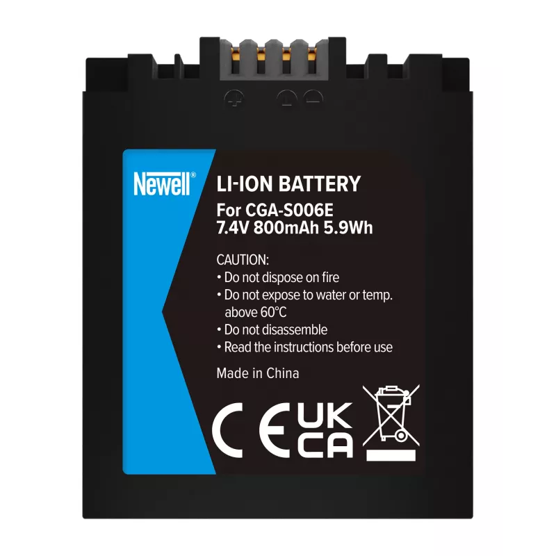 Bateria de substituição Newell CGA-S006E para Panasonic