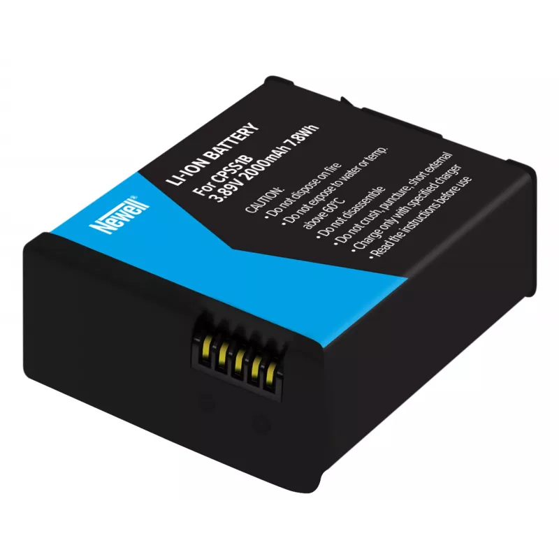 Newell bateria de substituição CPSS1B para GoPro Hero 13 Black, 1720mAh, 3,85V, Li-Ion