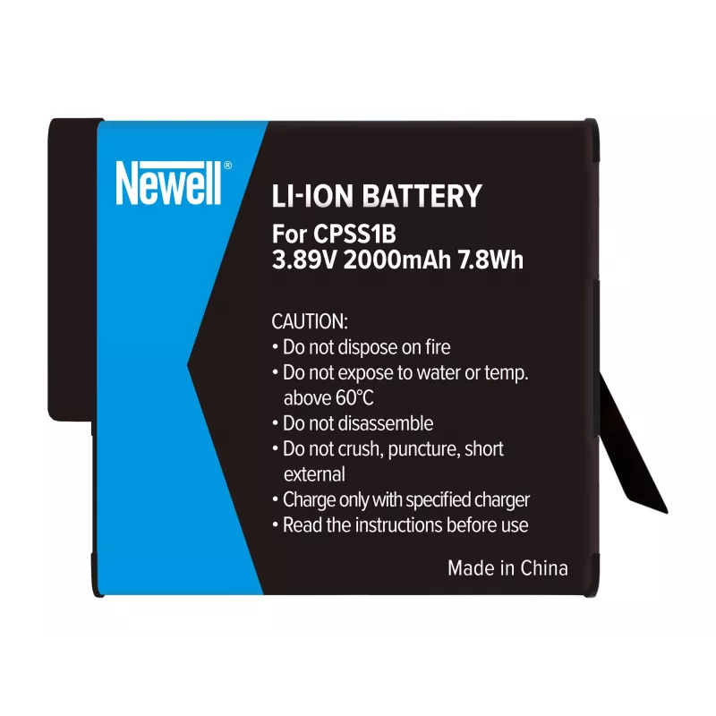 Newell bateria de substituição CPSS1B para GoPro Hero 13 Black, 1720mAh, 3,85V, Li-Ion
