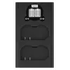 Carregador USB-C de dois canais Newell DL-USB-C para baterias Nikon EN-EL15