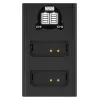 Carregador USB-C de dois canais Newell DL-USB-C para baterias Canon LP-E10