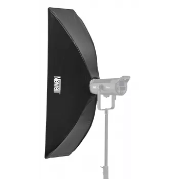 Newell softbox retangular de 35 x 140 cm com encaixe Bowens