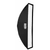Newell softbox retangular de 35 x 140 cm com encaixe Bowens